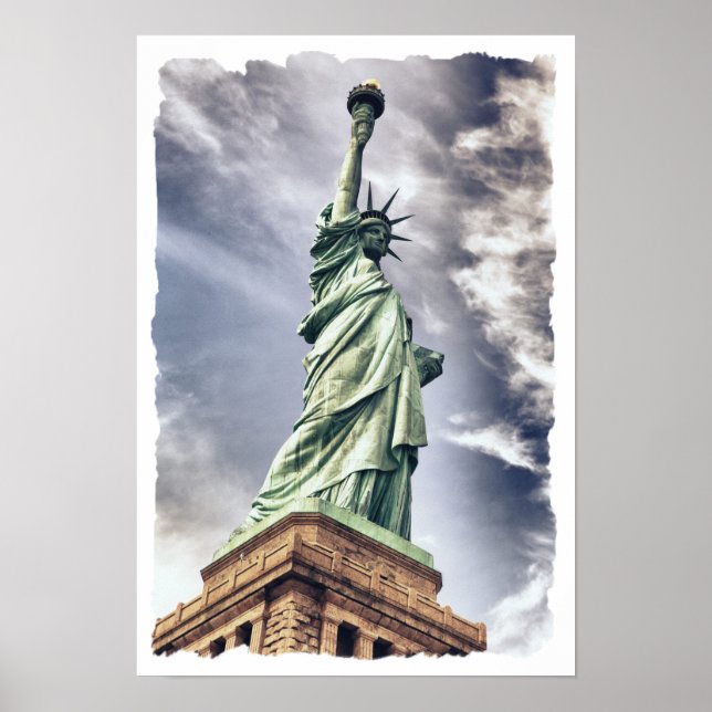 Affiche de la statue de la liberté (Devant)