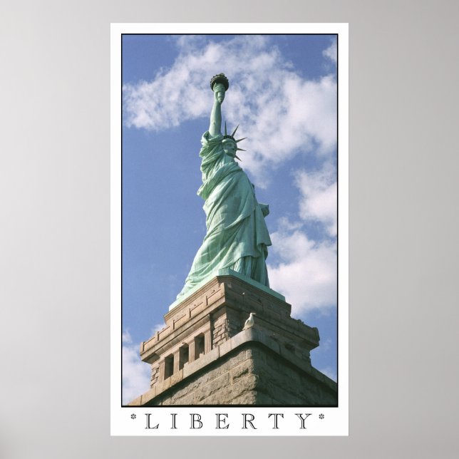 Affiche de la statue de la liberté (Devant)