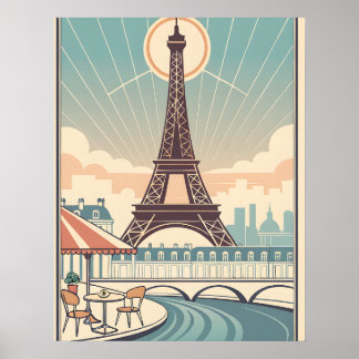 Affiche de la Tour Eiffel Paris