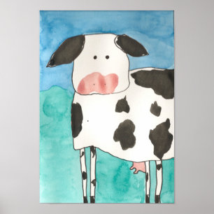 Affiche de la vache