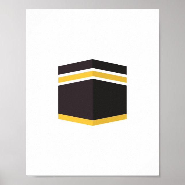 Affiche de la valeur d'impression de la Kaaba (Devant)