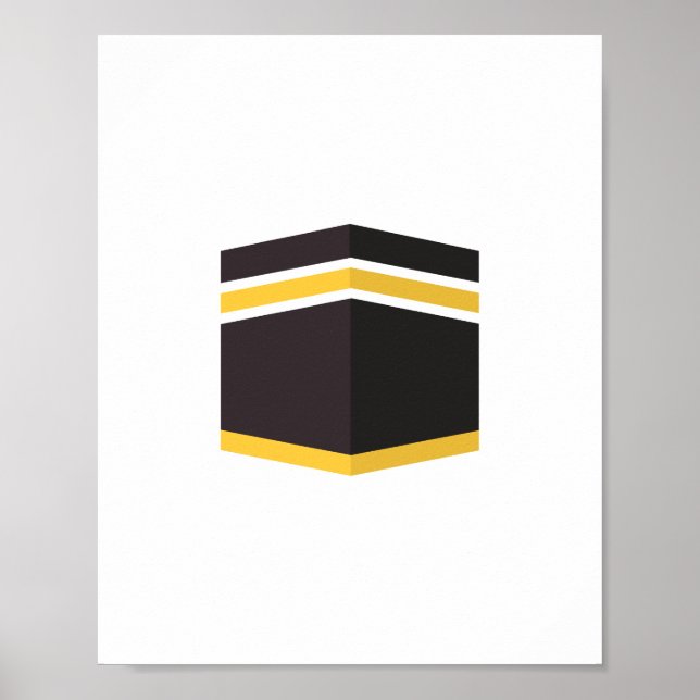 Affiche de la valeur d'impression de la Kaaba (Devant)