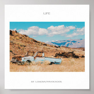 Affiche de la vie des montagnes de car de l'herbe 