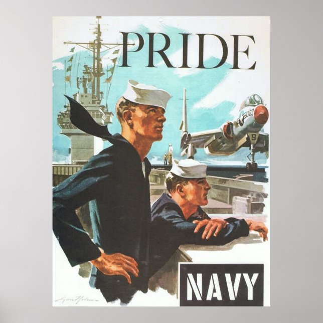 Affiche de la vintage Navy Pride (Devant)
