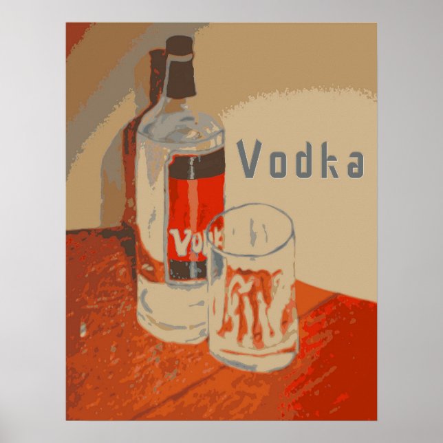 Affiche de la Vodka (Devant)