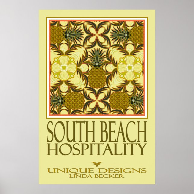 Affiche de l'accueil de South Beach (Devant)