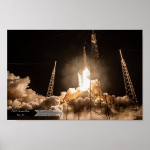 Affiche de lancement de SPX CRS-9