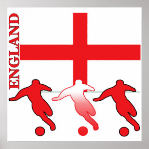 Affiche de l'Angleterre du football