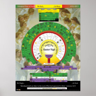 Affiche de l'année liturgique 2012-2013