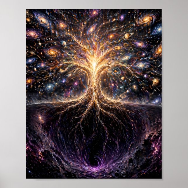 Affiche de l'Arbre de la Création (Devant)