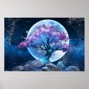 Affiche de l'arbre de la lune