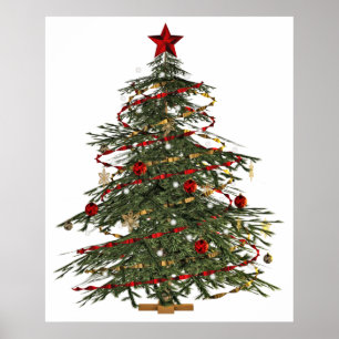 affiche de l'arbre de Noël