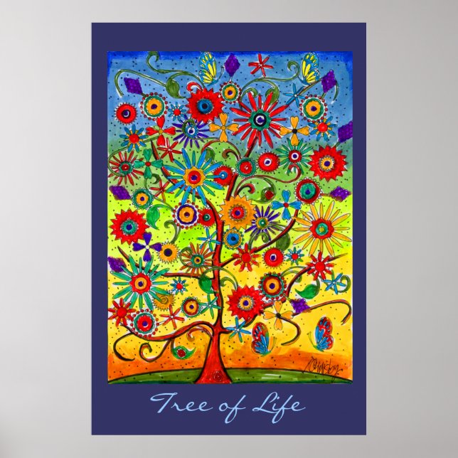 Affiche de l'arbre de vie (Devant)