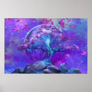Affiche de l'arbre lunaire