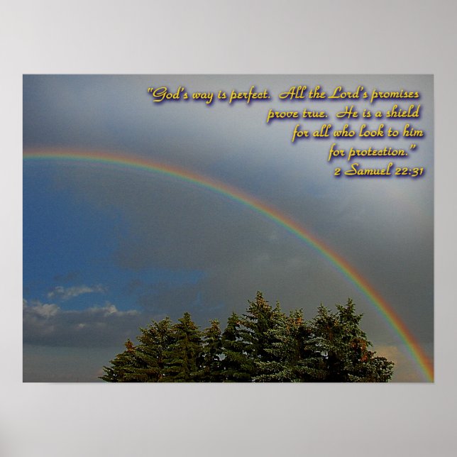Affiche de l'arc-en-ciel de Dieu (Devant)
