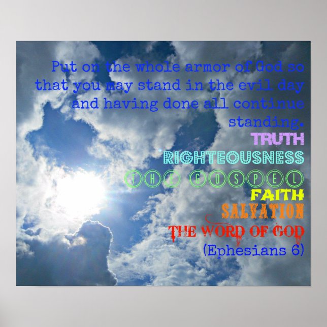 Affiche de l'Armor de Dieu (Devant)