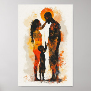 affiche de l'art abstrait africain