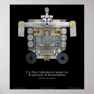 Affiche de l'art atomique