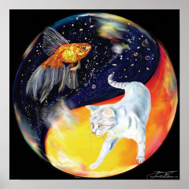 Affiche de l'art Yinyang (Devant)