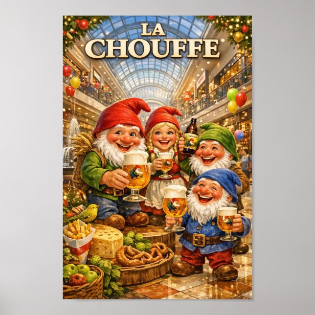Affiche de l'aventure shopping de la bière belge (Devant)