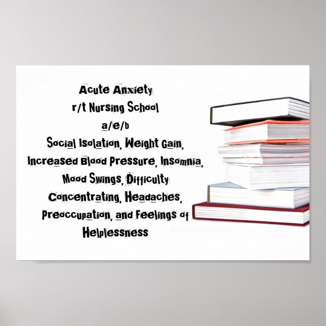 Affiche de l'école de soins infirmiers (Devant)