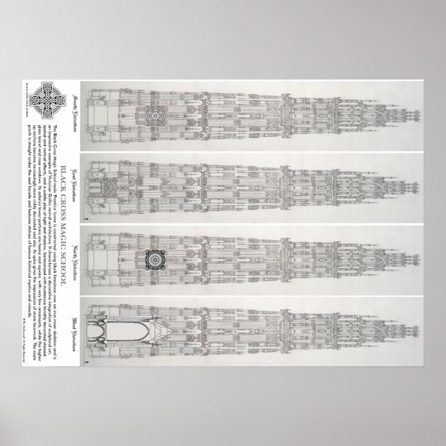 Affiche de l'école magique de la Croix-Noire no 1 (Devant)