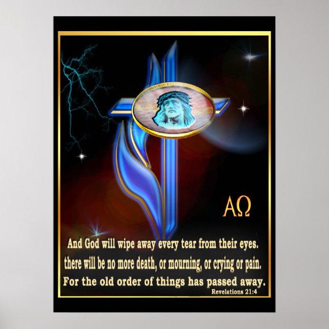 Affiche de l'Ecriture chrétienne (Devant)