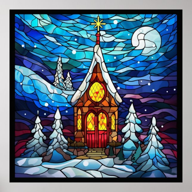 Affiche de l'église d'hiver (Devant)