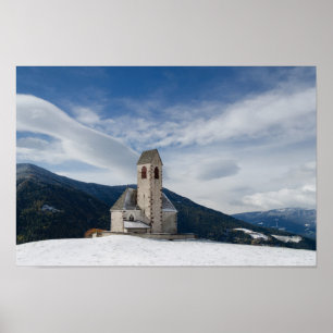 Affiche de l'église Saint-Jakob à Villnöss