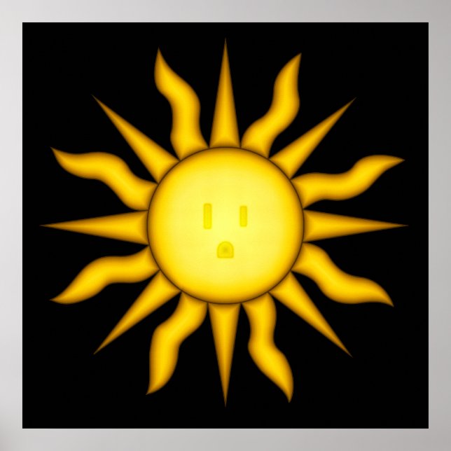 Affiche de l'énergie solaire (Devant)