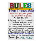 Affiche de l'enseignant de l'école - SRF