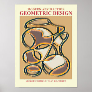 Affiche de l'EP géométrique abstrait n° 9