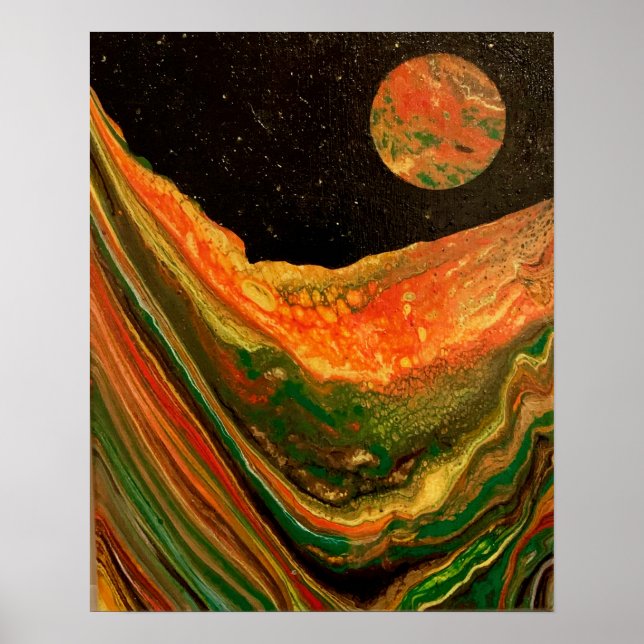 Affiche de l'espace cool, affiche de science-ficti (Devant)