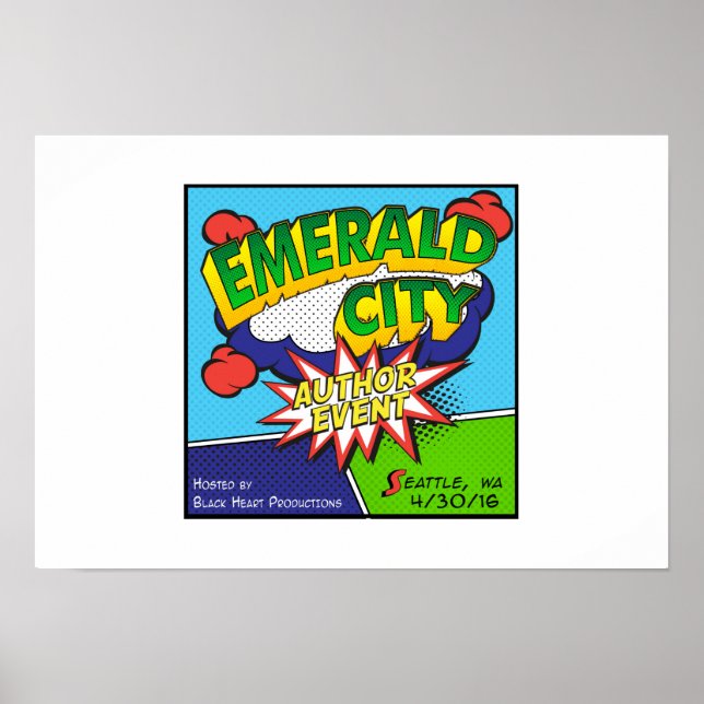 Affiche de l'événement Emerald City Author (Devant)