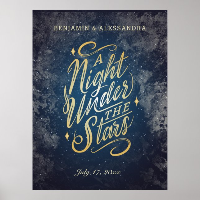 Affiche de l'événement Une Nuit sous les Étoiles (Devant)