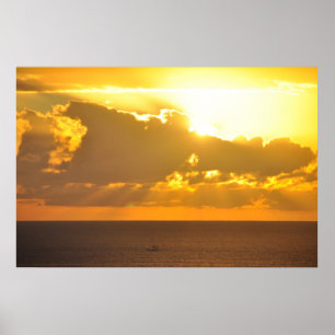 Affiche de lever de soleil