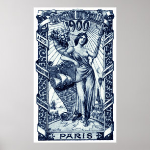 Affiche de l'Expo internationale de Paris 1900