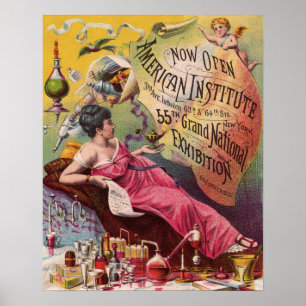 Affiche de l'exposition américaine