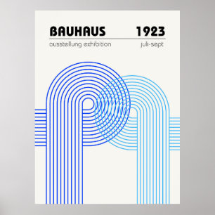 Affiche de l'exposition Bauhaus 1923