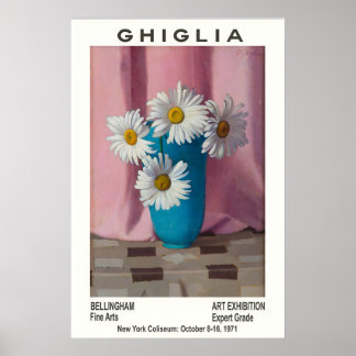 Affiche de l'exposition d'art floral d'Oscar Ghigl