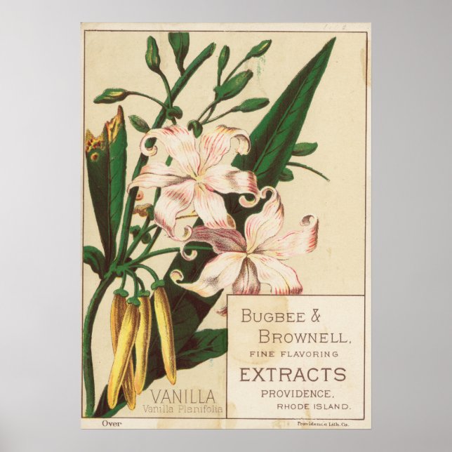 Affiche de l'extrait de saveur vintage (Devant)