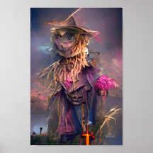affiche de l'illustration de l'imaginaire épouvant