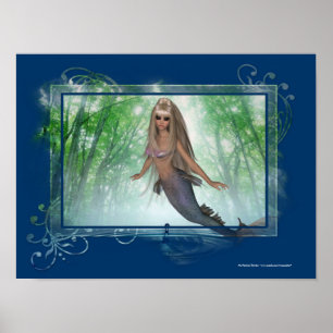 Affiche de l'Imaginaire d'eau pour une sirène en v