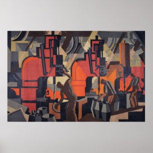 affiche de l'industrie automobile DE 14.95