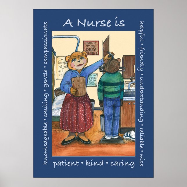 Affiche de l'infirmière scolaire (Devant)