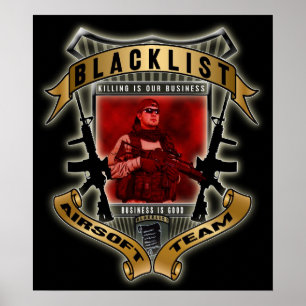 Affiche de liste noire