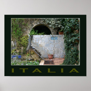 Affiche de l'Italie romantique