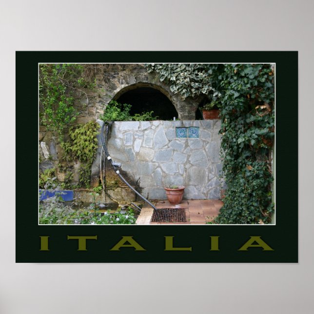 Affiche de l'Italie romantique (Devant)