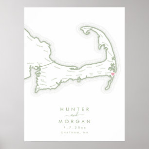 Affiche de livre d'or pour les invités du mariage