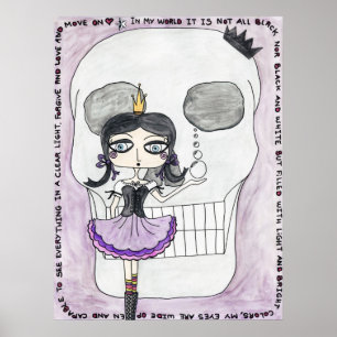 Affiche de l'IWD GothGirlSceleton